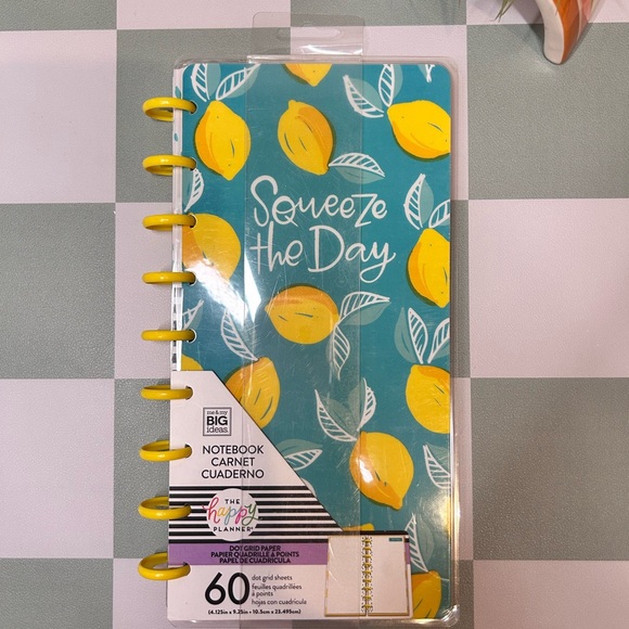 Happy Planner Teal and Yellow Lemon Note - Picture 1 of 4
